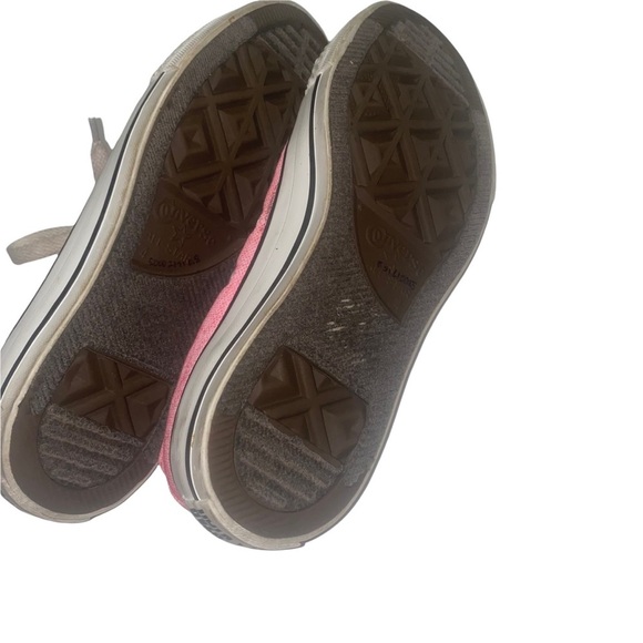 WOMEN pink converse all stars size 6 - Picture 4 of 5